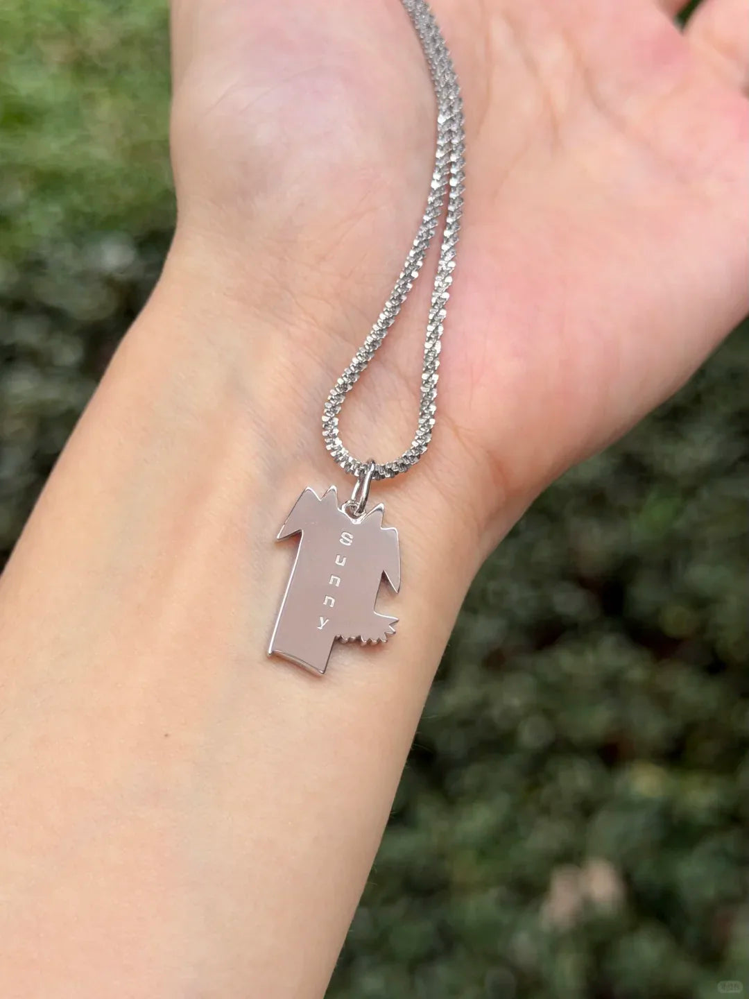 Custom Kids’ Drawing Necklace – 925 Sterling Silver