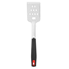 Long handle stainless steel slotted BBQ spatula