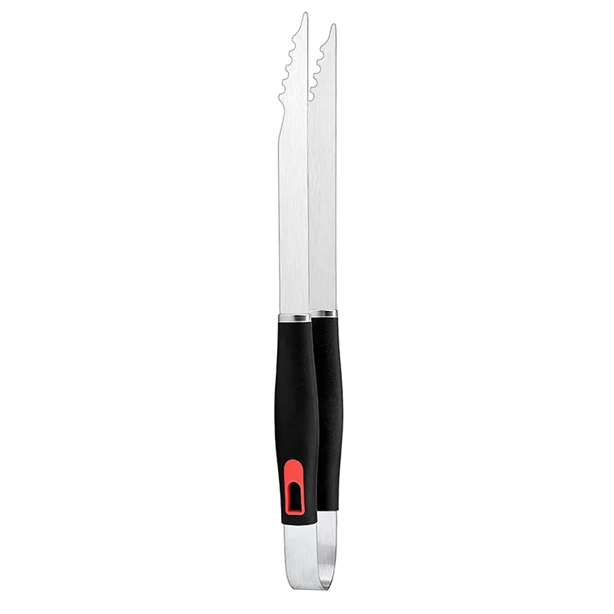 Long handle stainless steel BBQ tongs product view