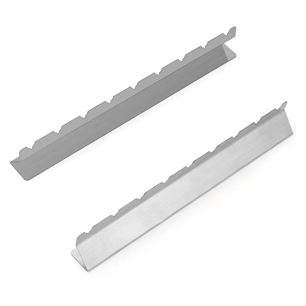 Stainless Steel BBQ Skewer Rack - 6 or 9 Slot Kebab Grilling Stand - compressed square first image